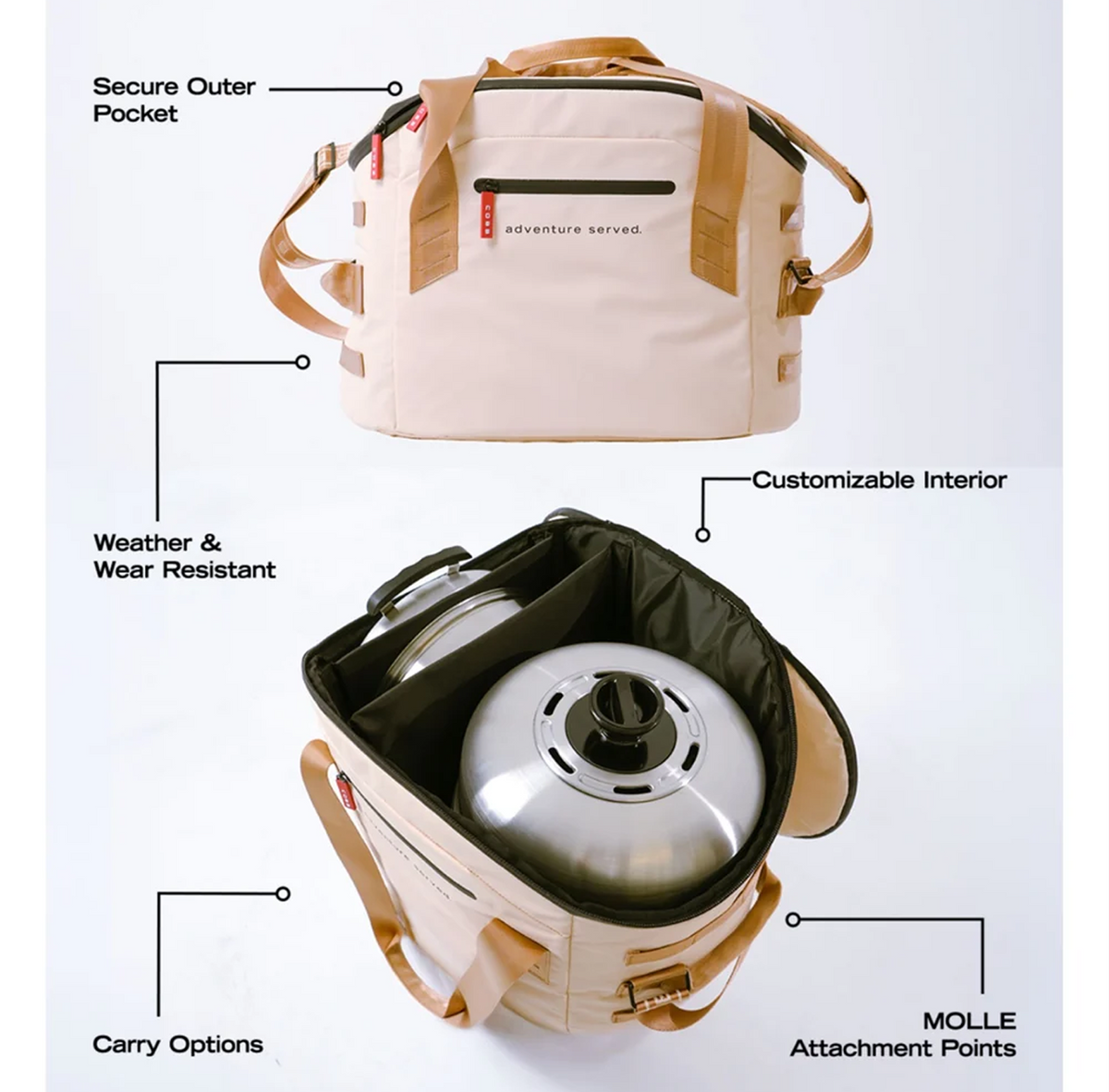 Cobb Adventure Bag — Cream