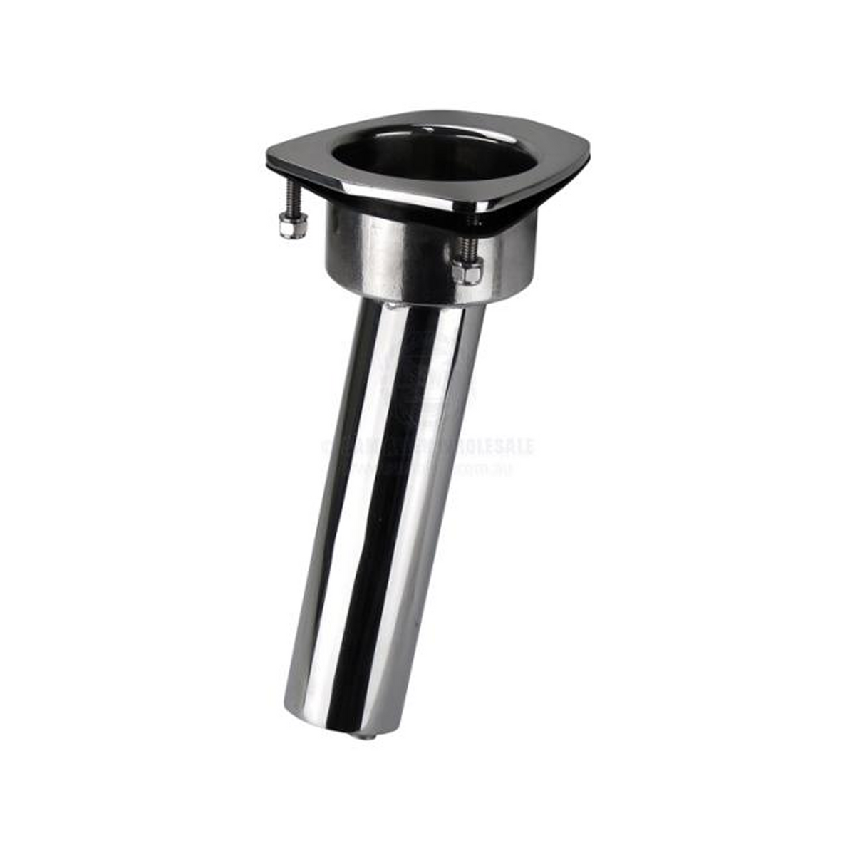 Relaxn Mako Series Rod & Cup Holder Stainless Steel Concealed Mount — 15°
