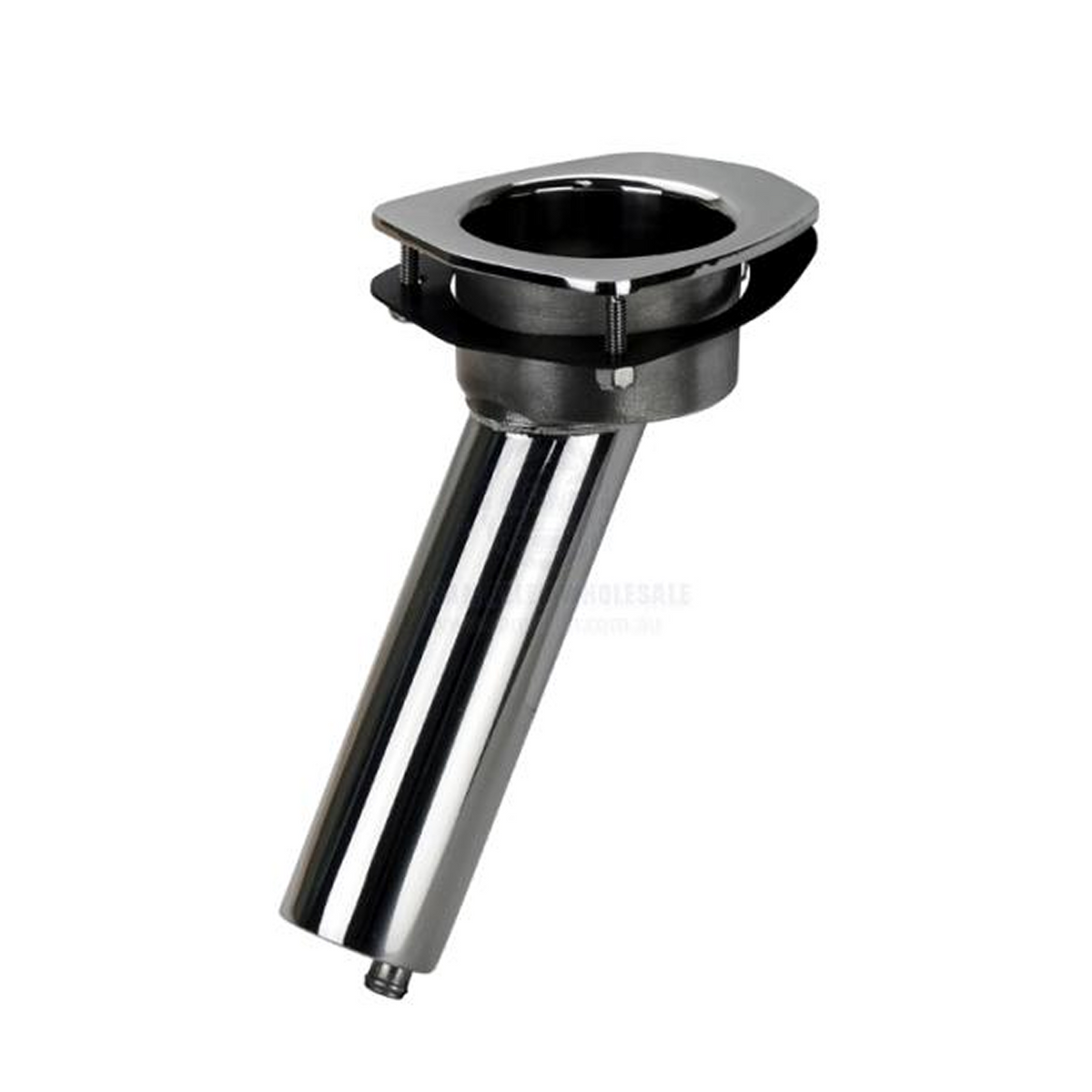 Relaxn Mako Series Rod & Cup Holder Stainless Steel Concealed Mount — 30°