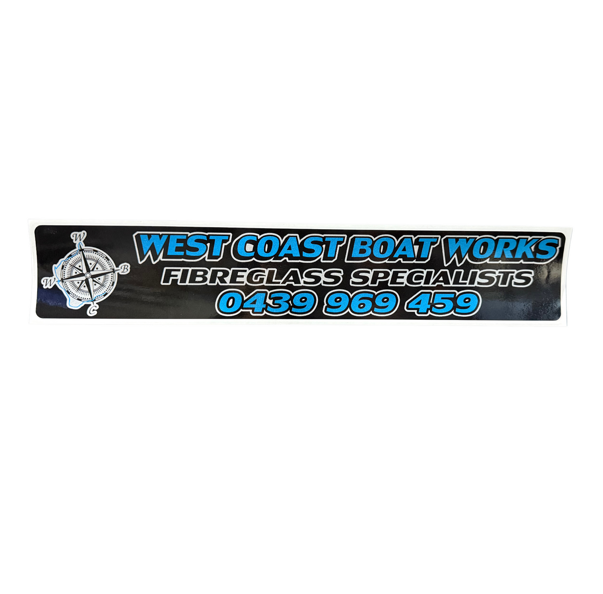 West Coast Boat Works Trailer Stickers